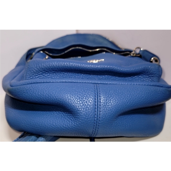 Coach Mini Campus Backpack In Polished Pebble Leather SilverTone Hardware main image 5